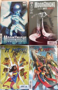 Lot of 4 Comics (See Description) Moon Knight, Ms Marvel