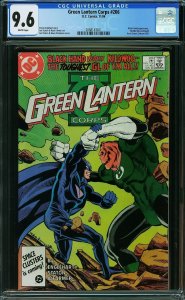 Green Lantern Corps #206 Direct Edition (1986) CGC 9.6 NM+