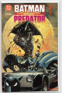 Batman versus Predator [Regular] #3 Variant Cover (1992) Predator