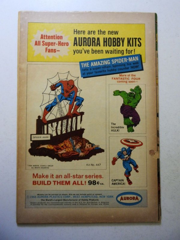 Fantastic Four #60 (1967) VG Condition moisture stain fc