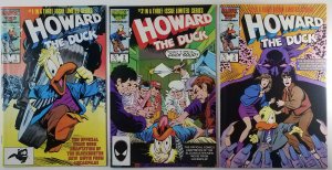 Howard The Duck 1986 Complete Full Run 1,2 & 3 Marvel Movie Adapt LTD High Grade