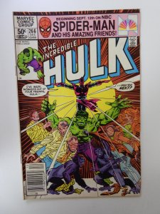 The Incredible Hulk #266 Newsstand Edition (1981) FN+ condition