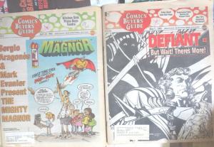 Comics Buyer's Guide #992-1016, 14 diff (1992-1993) headlines DC Marvel Image