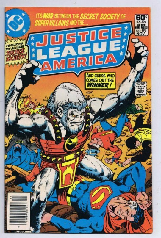 Justice League of America #196 ORIGINAL Vintage 1981 DC Comics   