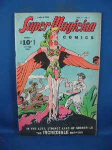 SUPER MAGICIAN COMICS VOL 4 # 11 F VF 1946