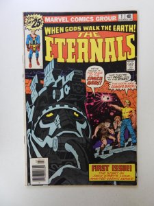 The Eternals #1 (1976) GD+ condition centerfold detached at both staples