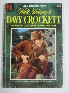 DAVY CROCKETT (Dell Giant Comics,9/1955) (GOOD;G) Fess Parker Photo Cover!