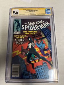 Amazing Spider-Man (1984) # 252 (CGC 9.6 SS) Newsstand | Signed Shooter & Janson