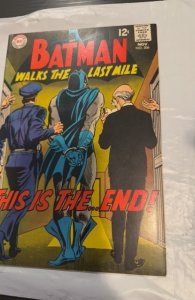 Batman #206 (1968) Thos is the end! Frank Robbins cover art