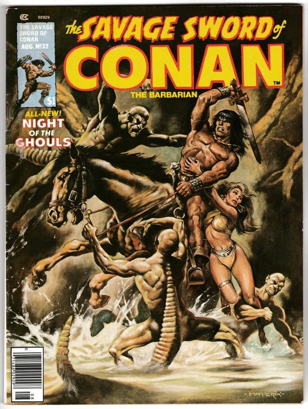 Savage Sword of Conan #32 (Marvel, 1978) FN/VF