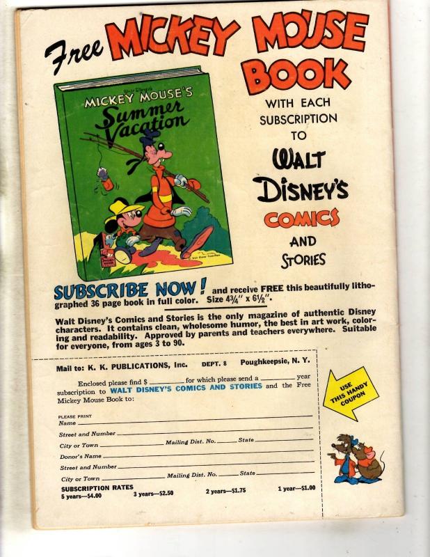 Walt Disney's Comics & Stories # 131 FN Dell Golden Age Comic Book Donald JL18