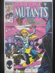 The New Mutants #34 (1985) FN Claremont/Leialoha
