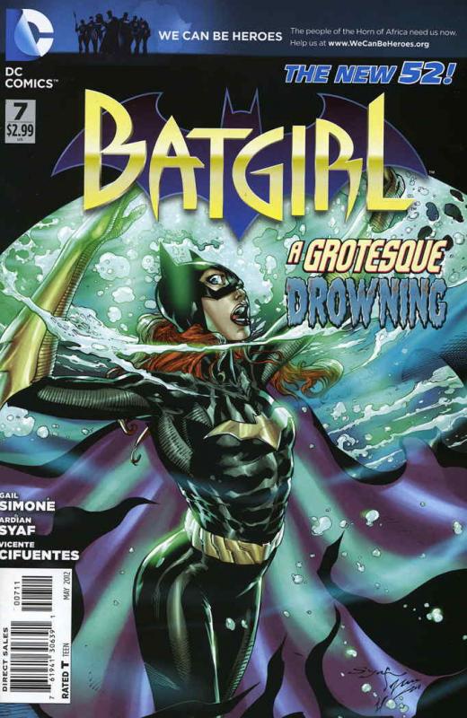 Batgirl (4th Series) #7 FN ; DC | New 52 Gail Simone Drowning
