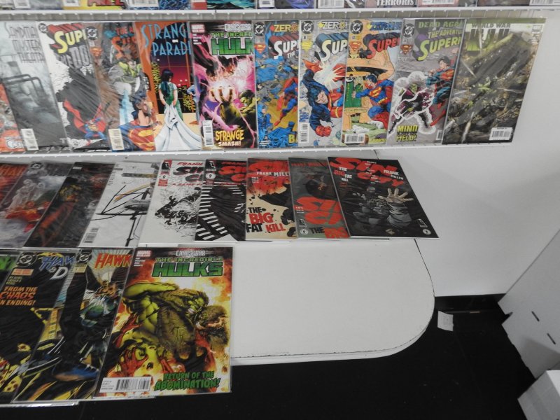 Huge Lot 150+ Comics W/ Spider-Man, Superman, Grendel+ Avg VF Condition!