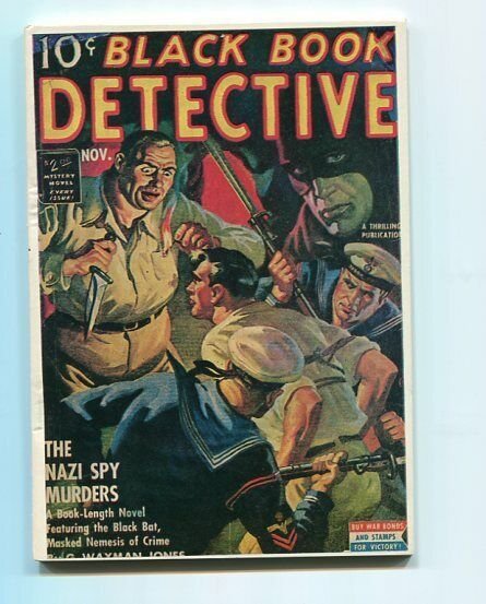 BLACK BOOK DETECTIVE-REPRODUCTION-LIMITED EDITION-NAZI SPY MURDERS-NOV/1942