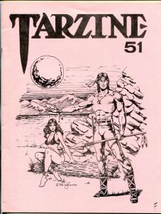 Tarzine #51 1986-Fanzine for collectors of Tarzan and ERB memorabilia-VF