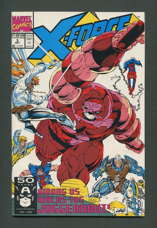 X-Force #3  / 9.0 VFN/NM  /  October  1991