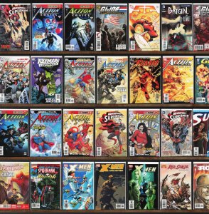 Huge Lot 140+ Comics with Action Comics, X-Men, Adventures Of Superman & More!