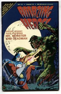 AMAZING HEROES #77 1985 - comics - Deadman - Mr Monster
