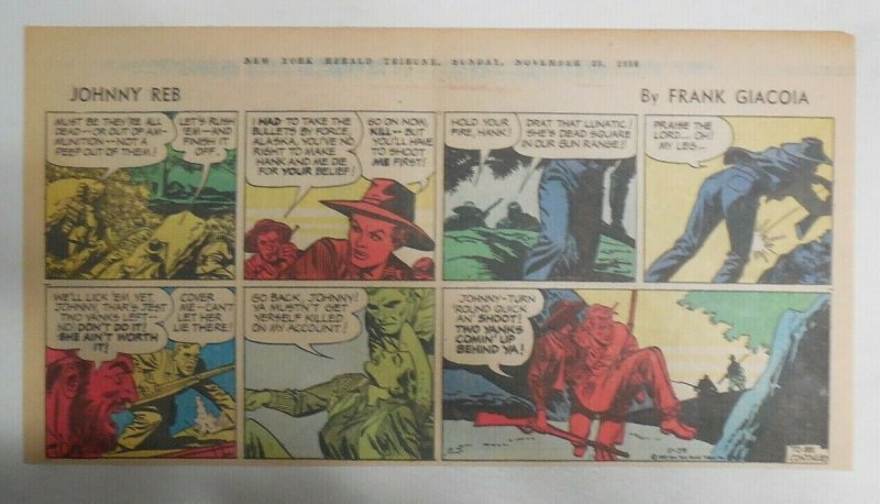 Johnny Reb Sunday by Frank Giacoia & Jack Kirby from 11/23/1958 Third Page Size!