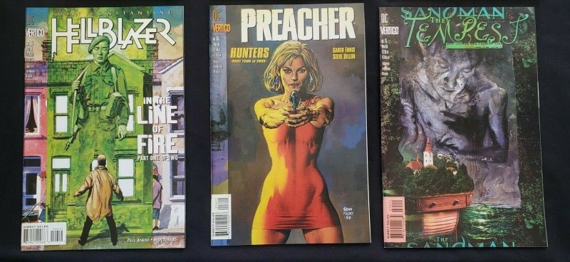 MISC VERTIGO 6PC (VF) THE BOOK OF MAGIC, HELLBLAZER, PREACHER, SANDMAN 1996