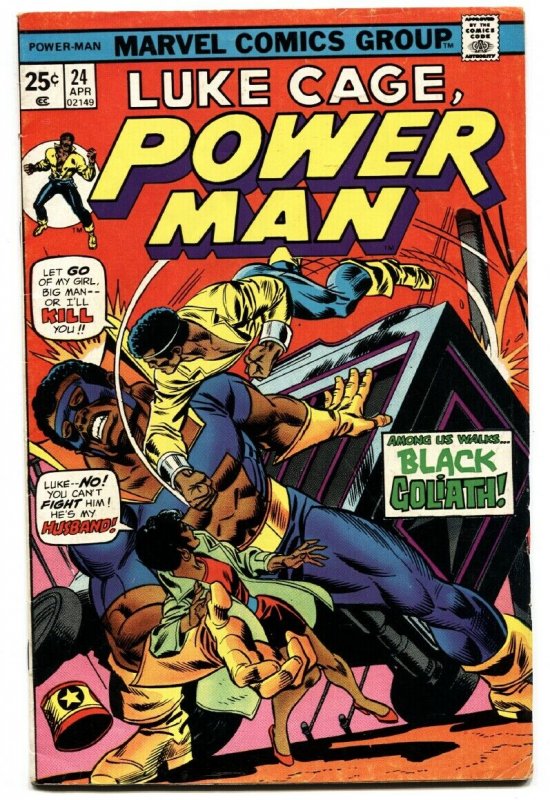 Power Man #24 First appearance of Black Goliath Marvel 1975 