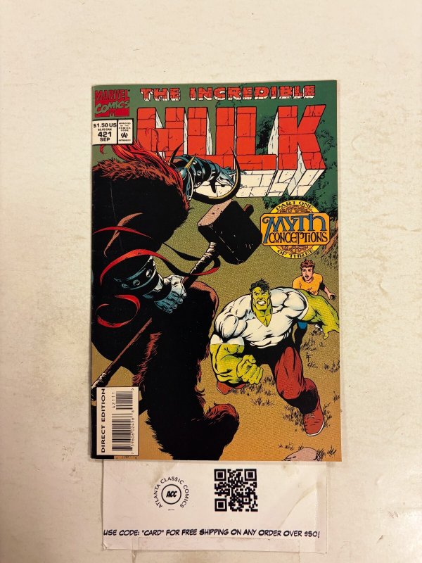 Incredible Hulk #421 NM Marvel comic Books Avengers She-Hulk 29 HH110