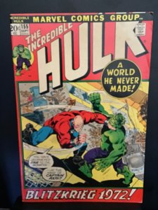 The Incredible Hulk #155 (1972) Captain Axis, Mark Jeweler variant High-grade VF