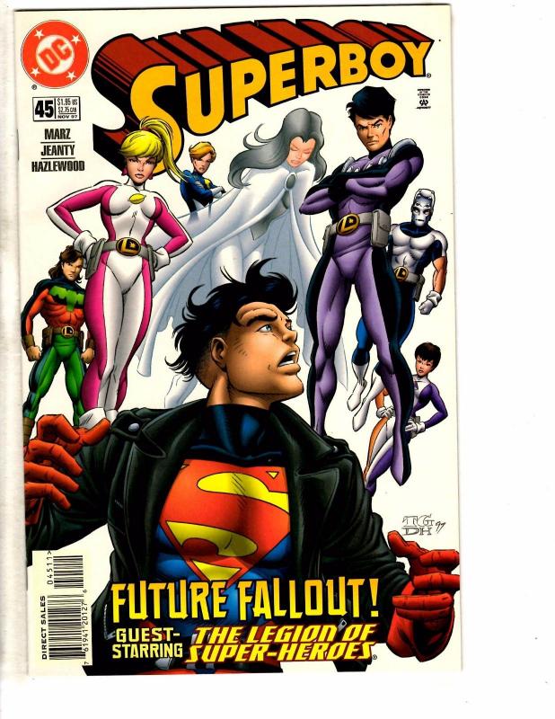 9 Superboy DC Comic Books # 45 47 48 49 50 51 52 53 55 Flash Superman Arrow J214