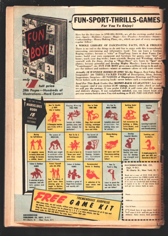 Captain Midnight #9  1943 - Fawcett  -G- - Comic Book