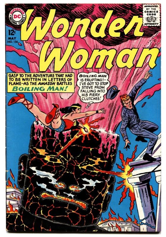 WONDER WOMAN #154 comic book 1965-DC COMICS-EXPLOSION COVER-AMAZON