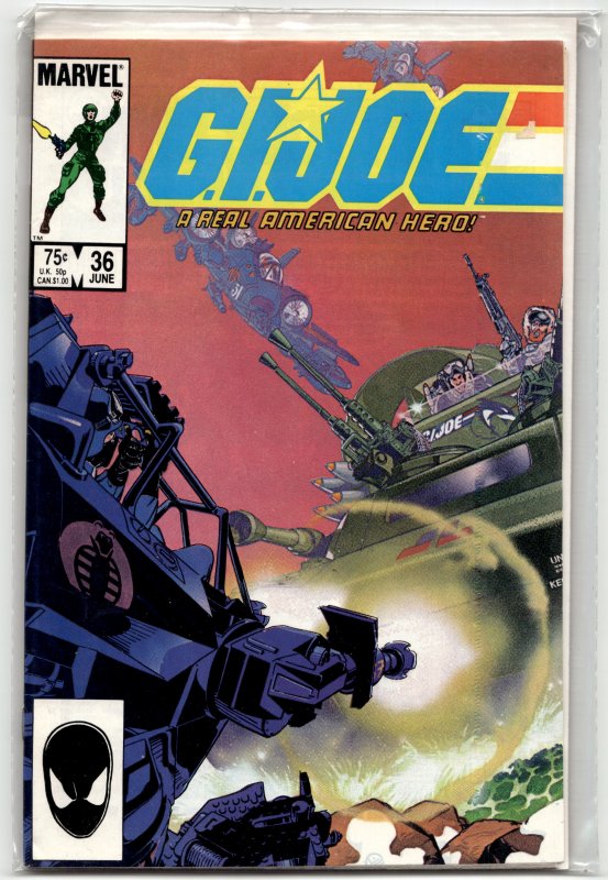 G.I. Joe: A Real American Hero #36 (1985) G.I. Joe
