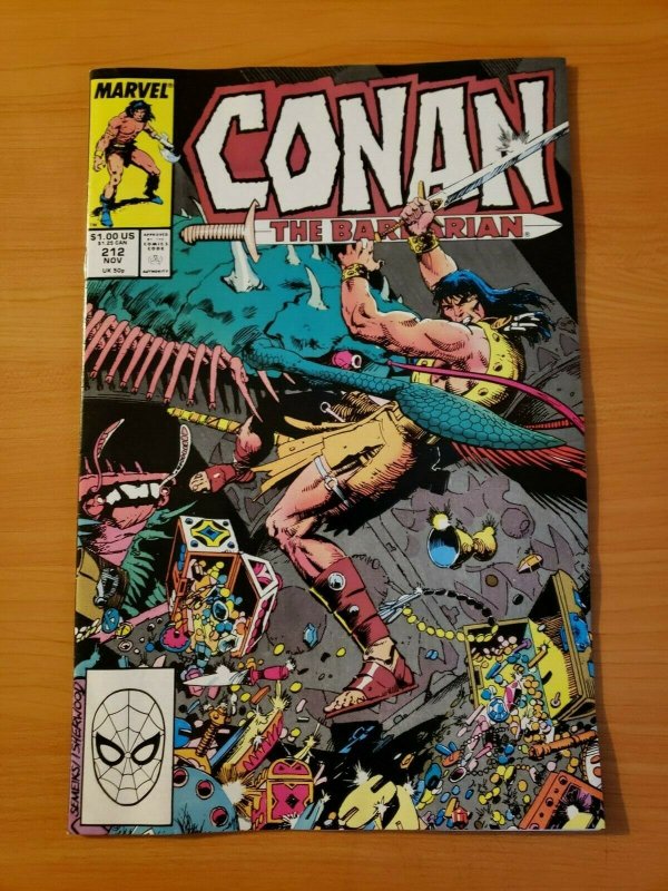 Conan The Barbarian #212 Direct Market Edition ~ NEAR MINT NM ~ 1988 Marvel