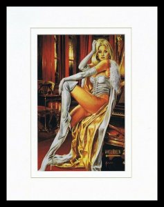 X Men White Queen 1993 Framed 11x14 Marvel Masterpieces Poster Display 