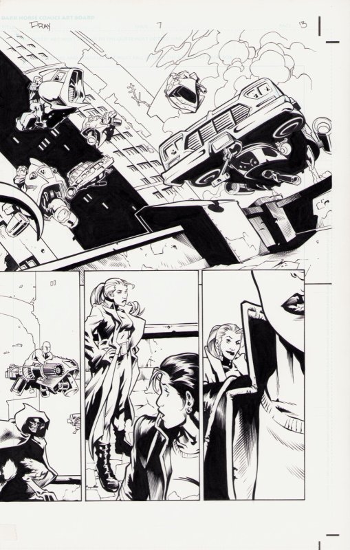 FRAY #7 Pg. 12+13 - INTERIOR PAGE - KARL MOLINE (BUFFY TVS UNIVERSE)