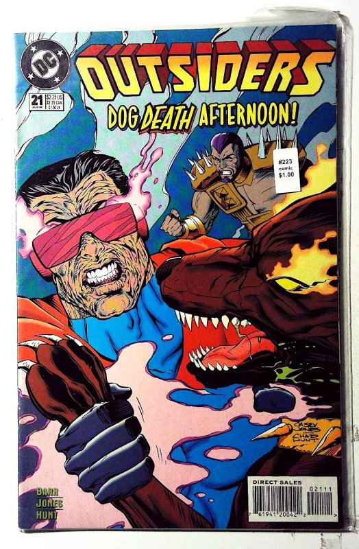 Outsiders #21 (1995) DC Comics 2nd Series Eradicator 1st Print Comic Book