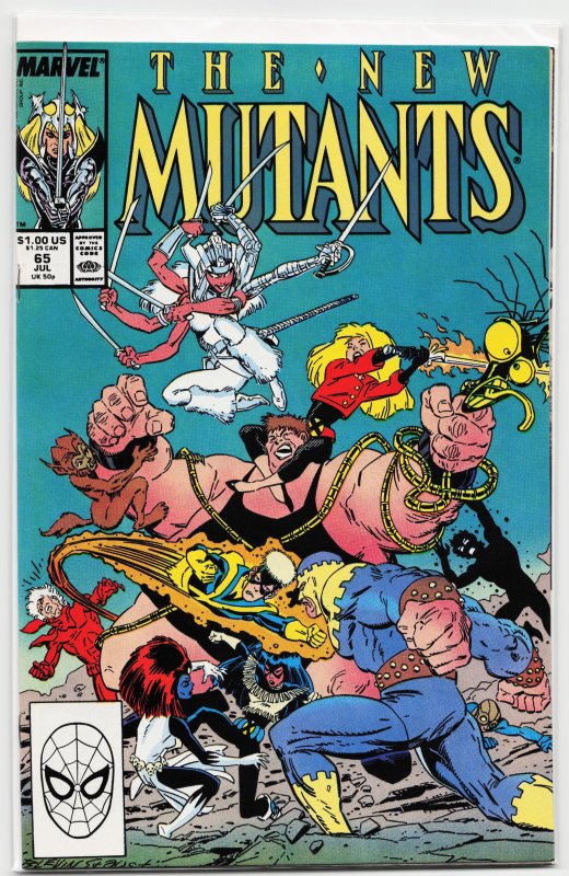 The New Mutants #65 (1988) New Mutants