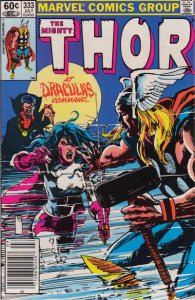 Thor #333 (Newsstand) FN ; Marvel | Bill Sienkiewicz Dracula