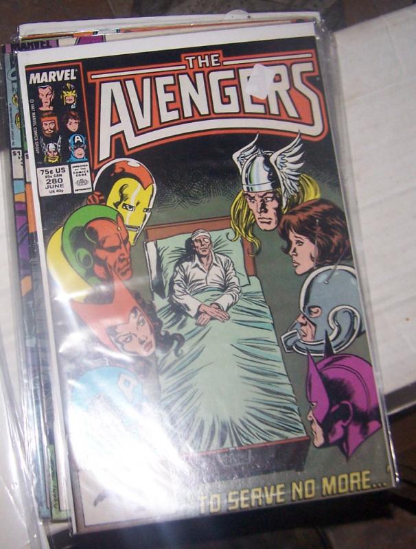 Avengers # 280   1985, Marvel  captain marvel vision jarvis antman LOW GRADE