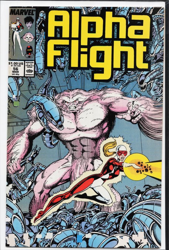 Alpha Flight #56 (1988) Alpha Flight [Key Issue]