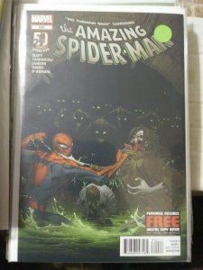 Amazing Spider-Man # 690 2012  marvel  LIZARD +MORBIUS VAMPIRE no turing back 3