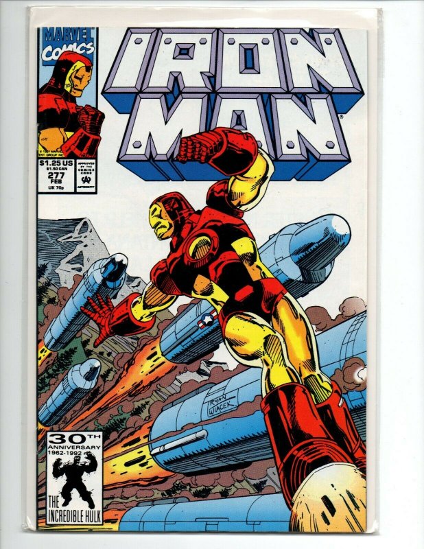 Iron Man 2PC #276-277 - Black Widow Appearance (VF/NM) 1991-92