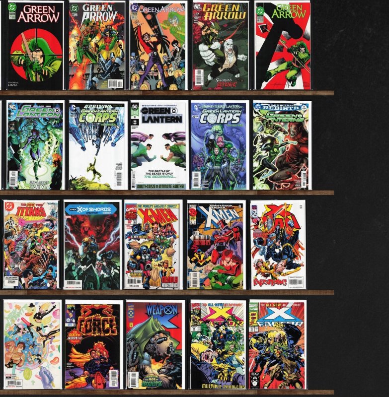 Huge Lot 130+ Comics with Green Arrow, Suicide Squad, X-Factor & More!