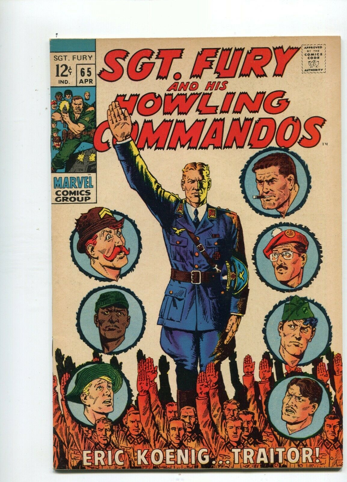 sgt fury and his howling commandos 1 comicbookroundup shotgun