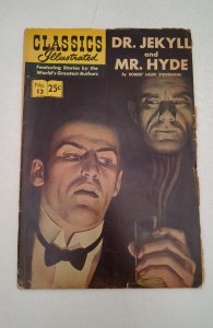Classics Illustrated #13 Dr Jekyll and Mr Hyde HRN 166 VG 4.0