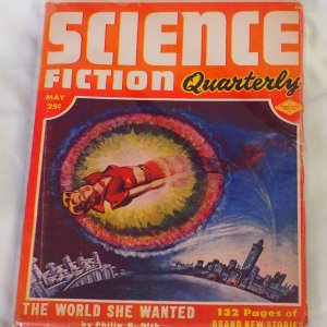 Science fiction Quarterly Fine+May 1953  Philip K. Dick The World She Wanted