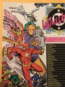 DEFINITIVE DIRECTORY OF DC UNIVERSE #8 : 10/85 Fn+; Who’s who, Flash, Gambler