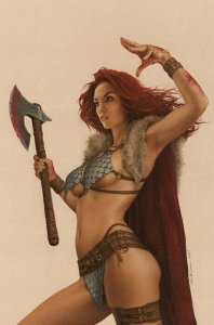INVINCIBLE RED SONJA #6 CELINA VIRGIN COLOR VARIANT NM 2021