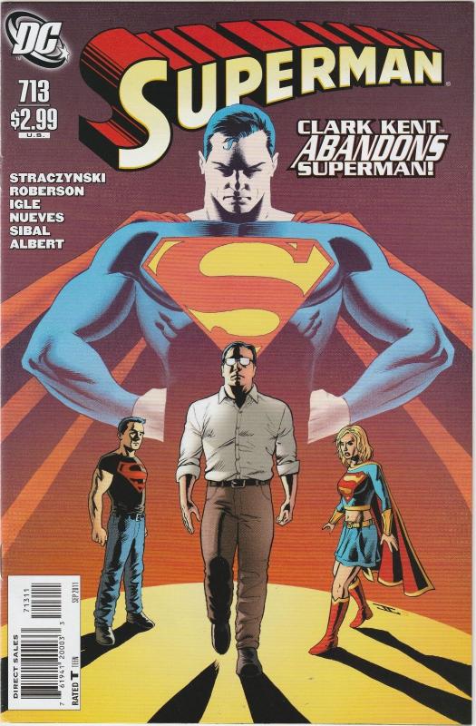 4 Superman DC Comic Books # 711 712 713 714 Livewire Krypto Superboy LH26