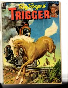 Roy Rogers' Trigger # 11 VG/FN Dell Golden Age Comic Book Western Horse COV JL18